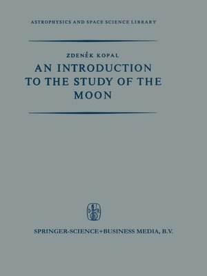 cover image of An Introduction to the Study of the Moon